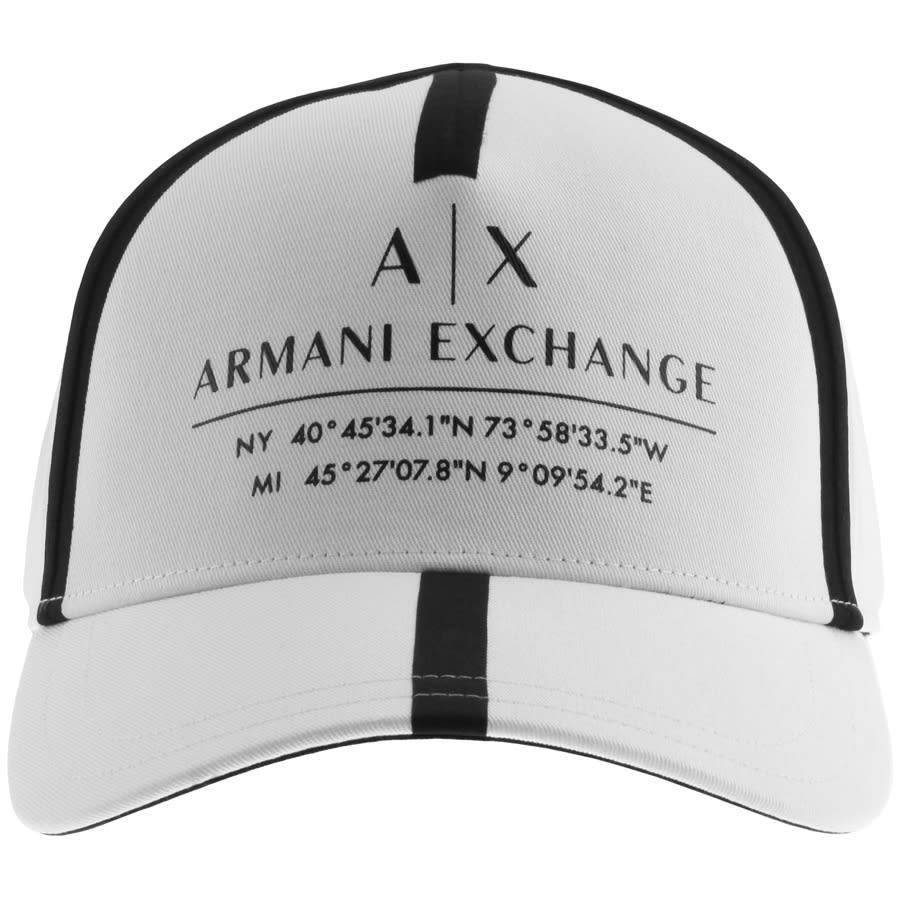 Alternative Image for ProductArmani Exchange logo Baseball Cap White1